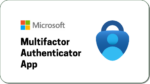 a poster graphic for a video titled "Microsoft Multifactor Authentication App"